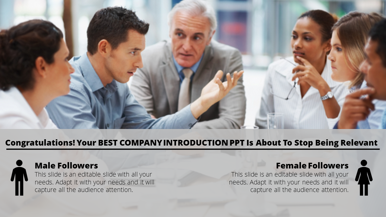 Free - Effective Best Company Introduction PPT Slide Template